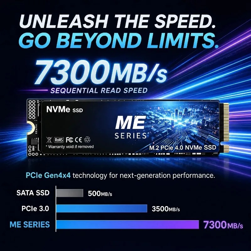ME SERIES NVMe PCIe 4.0 M.2 SS - M.2 Nvme 4Tb Pcie 4.0 Ssd บทวิจารณ์และราคา
