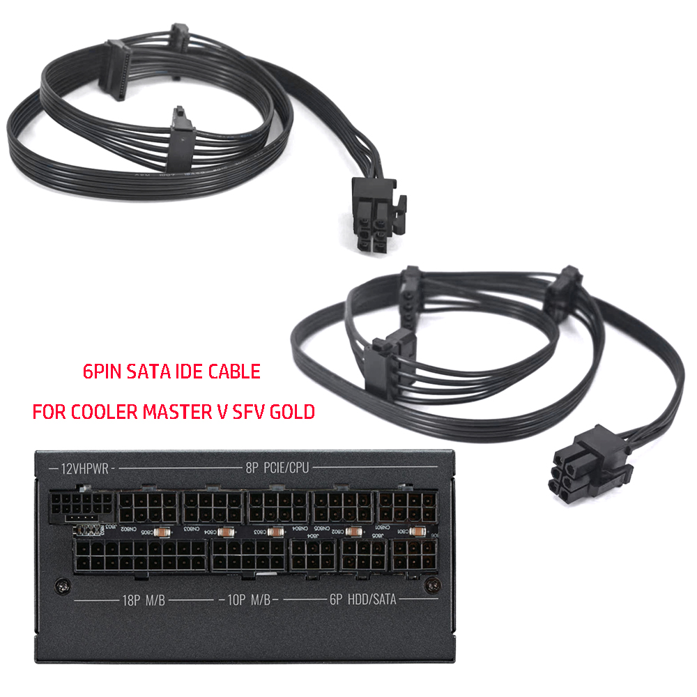 6PIN PCIE ถึง 3 * SATA Molex I - Sfx Power Supply 850W Gold บทวิจารณ์และราคา